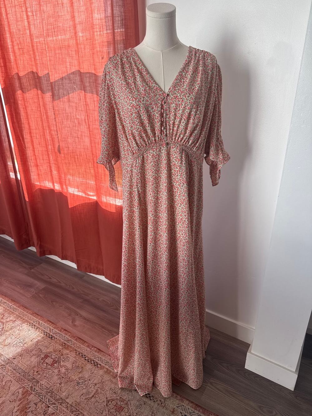Girl Meets Glam Pink Floral Sundress Bridesmaid Baby Shower Coquette Balletcore